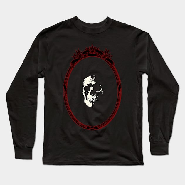 reflection skull 2 Long Sleeve T-Shirt by simple.seven